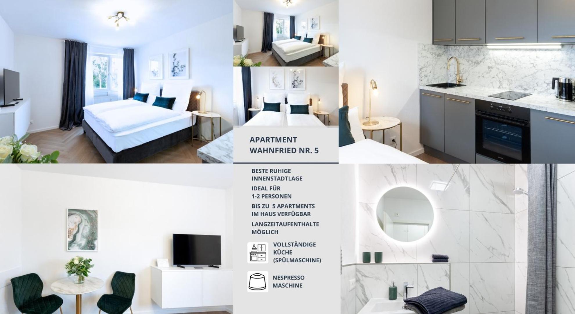 Apartment Wahnfried No5 - Zentrales Cityapartment Kueche Mit Duschbad - 300M Zur Fussgaengerzone ไบรอยท์ ภายนอก รูปภาพ